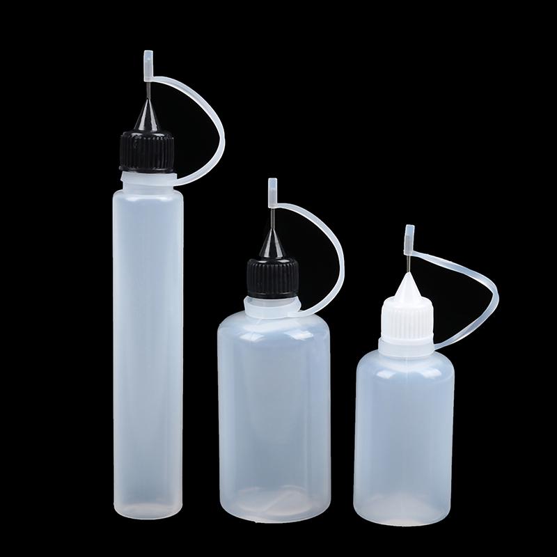 5Pcs 30Ml/50Ml Glue Applicator Needle Squeeze Bottle For Diy Quilling Paper Tool