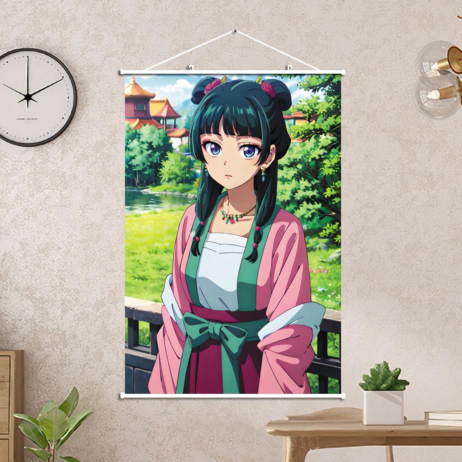 Anime The Apothecary Diaries Hanging Scroll Decorative Painting 60x90cm