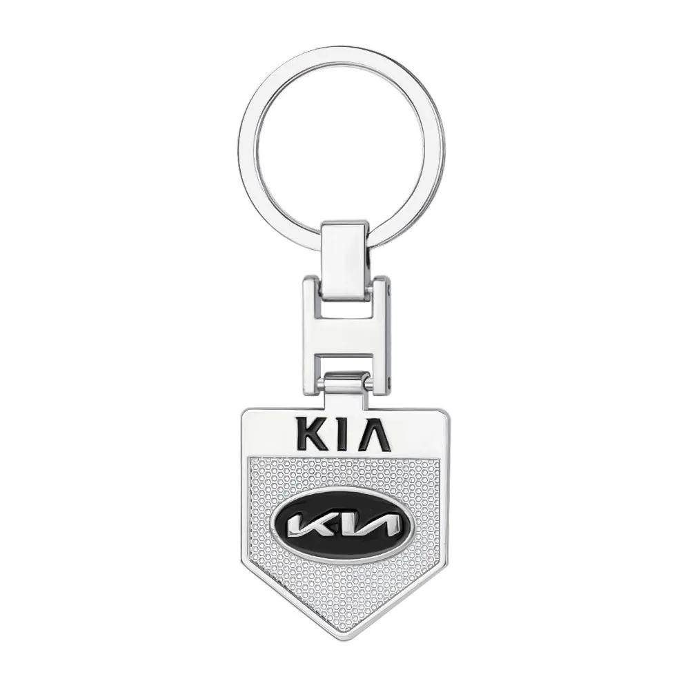 TQCX7 Car Styling Metal Key Ring Key Holder Braided Rope Key Case Accessories For KIA Morning Sorento Rio Stonic Sportage Ceed Optima