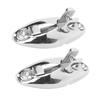 2PCS Top Deck Hinge Swivel Mount 316 Stainless Steel 90 degrees  Boat Top Fitting Hardware for Yachts Speedboats