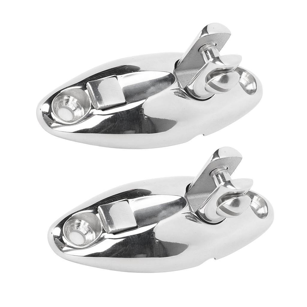 2PCS Top Deck Hinge Swivel Mount 316 Stainless Steel 90 degrees  Boat Top Fitting Hardware for Yachts Speedboats