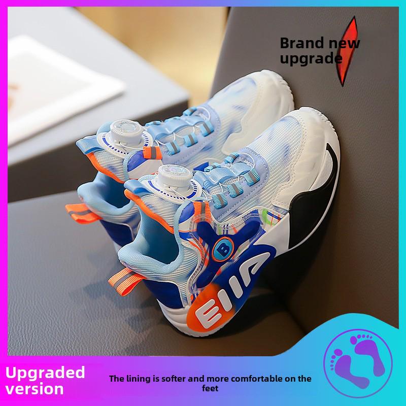 «Весна/осень 2025 г., дышащие сетчатые спортивные кроссовки для мальчиков и девочек с вращающимся дизайном Dunk».