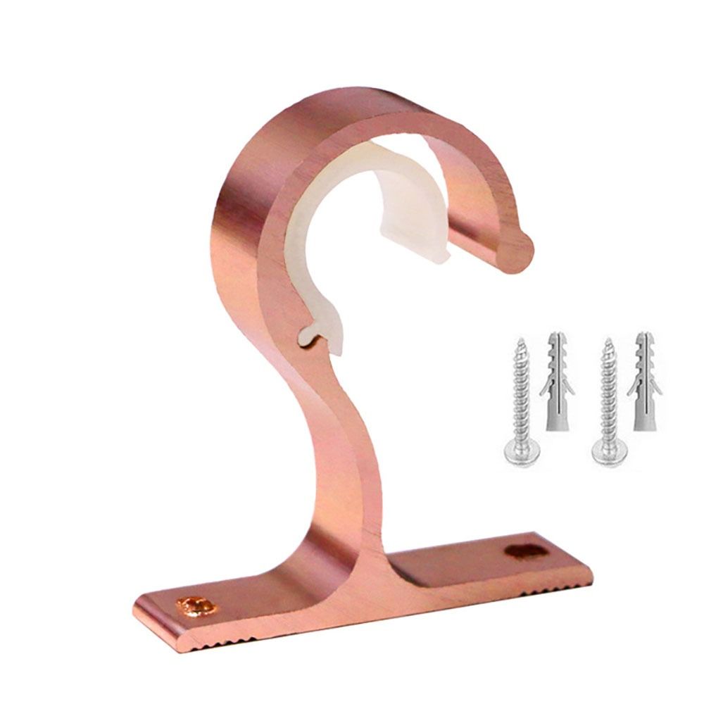 1Pc Aluminum Alloy Curtain Rod Brackets Home Ceiling Drapery Hanging Rack  For Kitchen Living Room