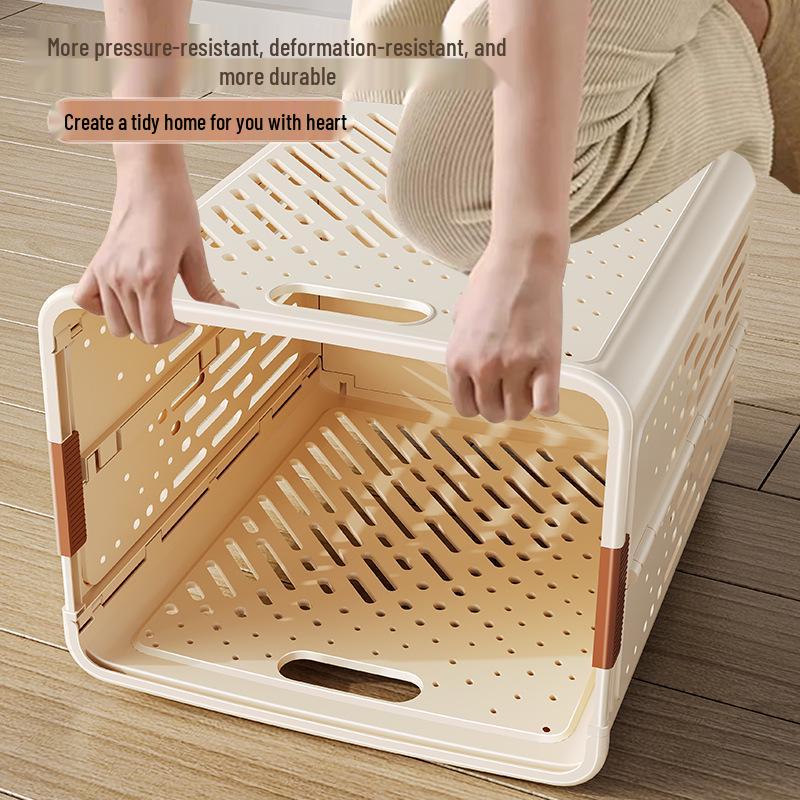 Foldable Large Capacity Laundry Hamper for Bathroom and Household Use