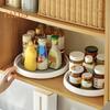 Storage Rack Rotatable Storing Round Convenient Kitchen Seasoning Organizer Turntable Household Supplies