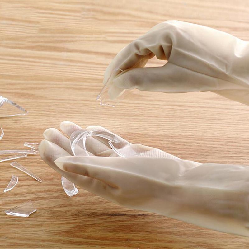 1 Pair Washing Up Gloves Kitchen Dish Washing Laundry Household Rubber Gloves