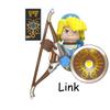 WM6053 Игра Легенда о Зельде Мультяшная Связанная Принцесса Мини-Кубики Фигурка Действия Сборная Игрушка Строительные Блоки Детская Модель Подарки
