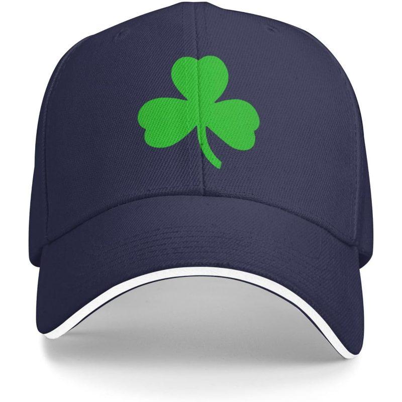 Shamrock St Patricks Day Baseball Cap Adjustable Cotton Dad Hat Casual Sun Protection Unisex