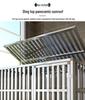 Stainless Steel Medium Folding Dog Cage with Toilet for Indoor Use - Suitable for Border Collies, Golden Retrievers, and Medium-Large Dogs.