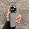 Чехол для телефона из ПУ кожи для iPhone 16 15 14 Plus 13 12 11 Pro Max Защита объектива Мягкий силиконовый бампер Ударопрочный Матовый чехол