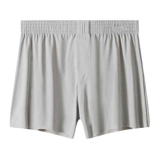 Men Panties Summer Loose Cool Boxers Soft Breathable Fabric Elastic Waistband Quick-Drying Solid