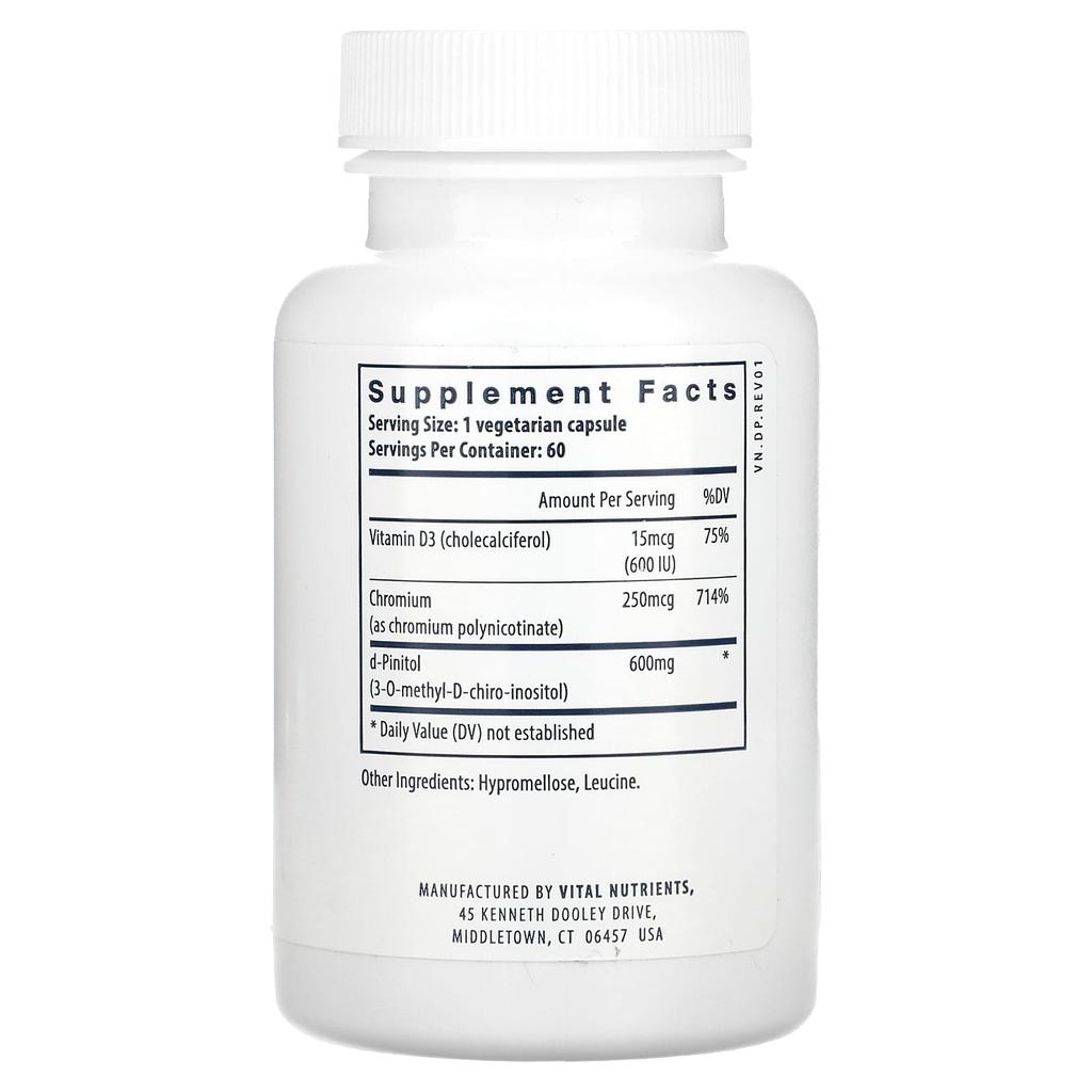 D-Pinitol, 60 Veggie Capsules