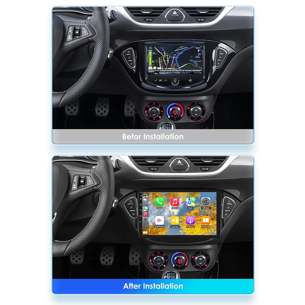 9'' AI интеллектуальные системы беспроводной CarPlay Android авто радио для Opel Adam для Opel Corsa E автомобильный мультимедиа GPS 2din