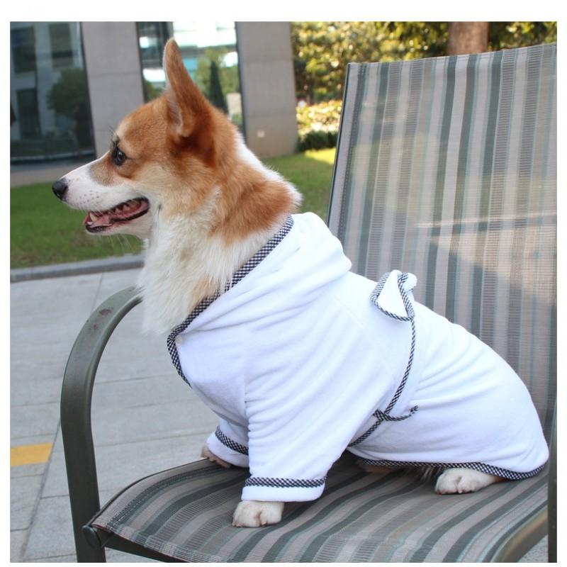 Quick-Dry Absorbent Pet Robe Cats Dogs - Soft Cozy Sleepwear Bathrobe All S To 3XL