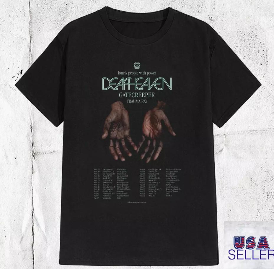 Deafheaven Band Gatecreeper Tour 2025 size S 5XL