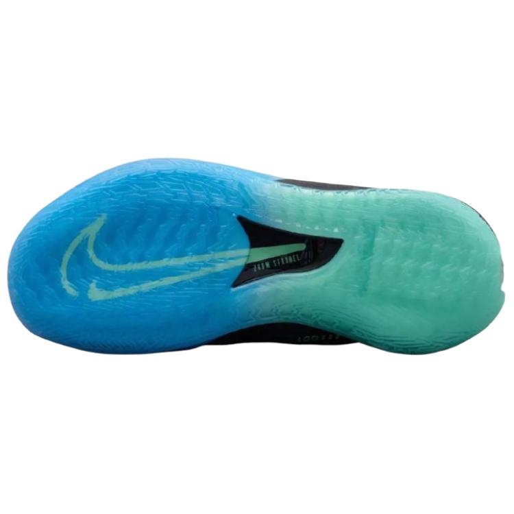 Nike Баскетбольные кроссовки Air Zoom GT Cut Унисекс Низкие Черный/Неоновый Зеленый/Флуоресцентный Синий IX5225-001