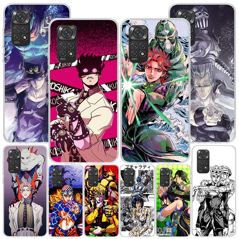 Чехол для телефона JoJo's Bizarre Adventure для Xiaomi Redmi Note 15 14 13 12S 12 11 Pro Plus 14S 11S 11E 10 10S 11T 5G Персонализированный чехол