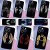 Изысканный Чехол для Телефона с Крыльями для iPhone 16 14 13 12 11 15 Pro Max 12 13 mini XR 15 16 Plus 16e Защитный Корпус