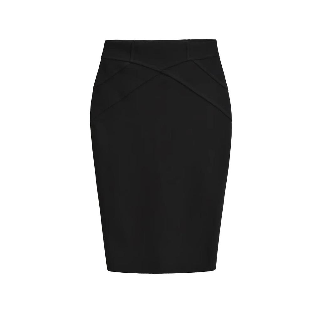 Корейская юбка-миди с высокой талией: 3D пэчворк, облегающий бедра, осенне-зимний стиль