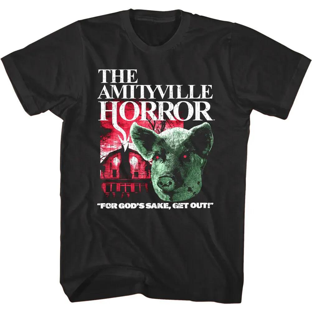 Vintage Ins Unisexs and Womens TShirts Comfortable and Breathable The Amityville Horror 2005 Unisexs Pig Head Movie Joint