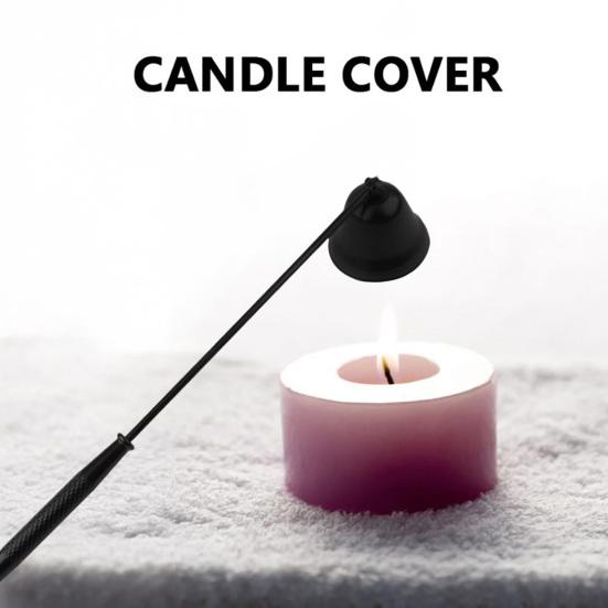 Гаситель для свечей в форме колокольчика с длинной ручкой, фитиль для чайных свечей из нержавеющей стали, гаситель пламени, инструменты для тушения свечей, аксессуары для свечей