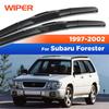 Оригинальное качество / Бесшумные и чистые дворники для Subaru Forester SF MK1 1997-2002 1998 1999 2000 2001 Стеклоочистители 21"+19"