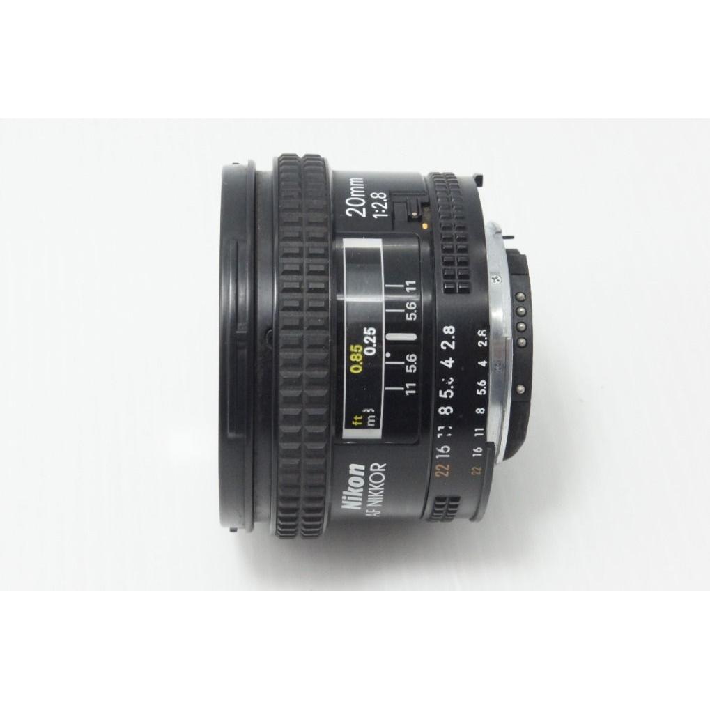 Used Nikon AF NIKKOR 20mm F2.8 Prime Lens 260714ax