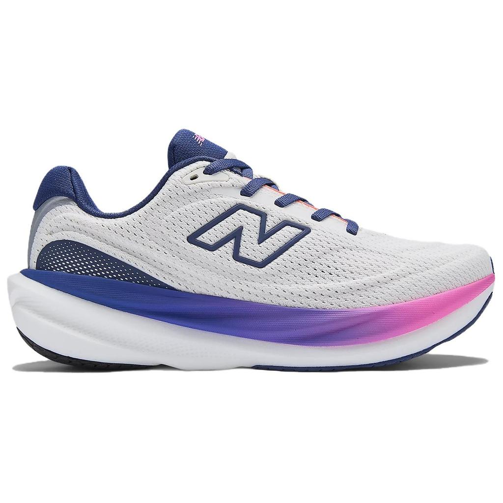 New Balance 1080v15 Дышащие и упругие повседневные беговые кроссовки Женские Белые W10801L7