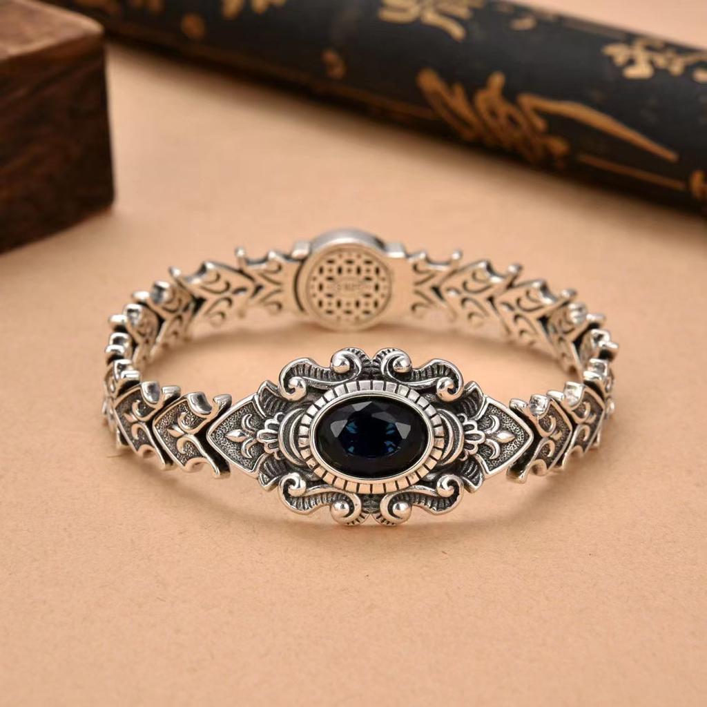 Узор из травы Тан в стиле ретро, простой персонализированный браслет, модный браслет в стиле крест-накрест с изображением корабля и якоря