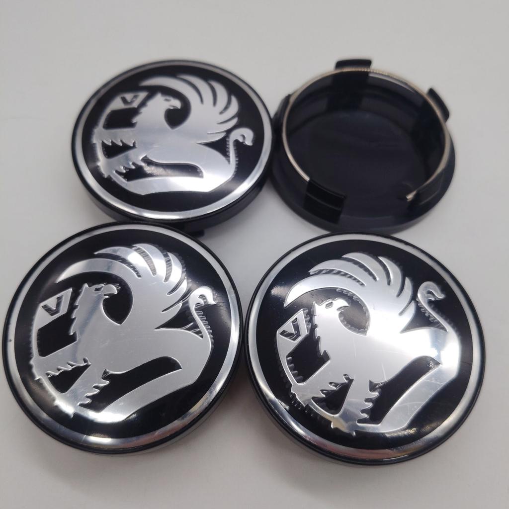 4Pcs/set 58mm With Vauxhall VXR Sticker Car Wheel Center Cap Rim Hub Caps Dustproof Cover Modification Replacement Accessories
