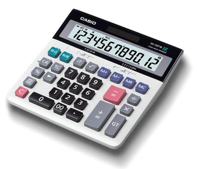 Casio Стандартный калькулятор Налоговый метод Настольный тип 12-разрядный расчет/Сумматор DS-120TW