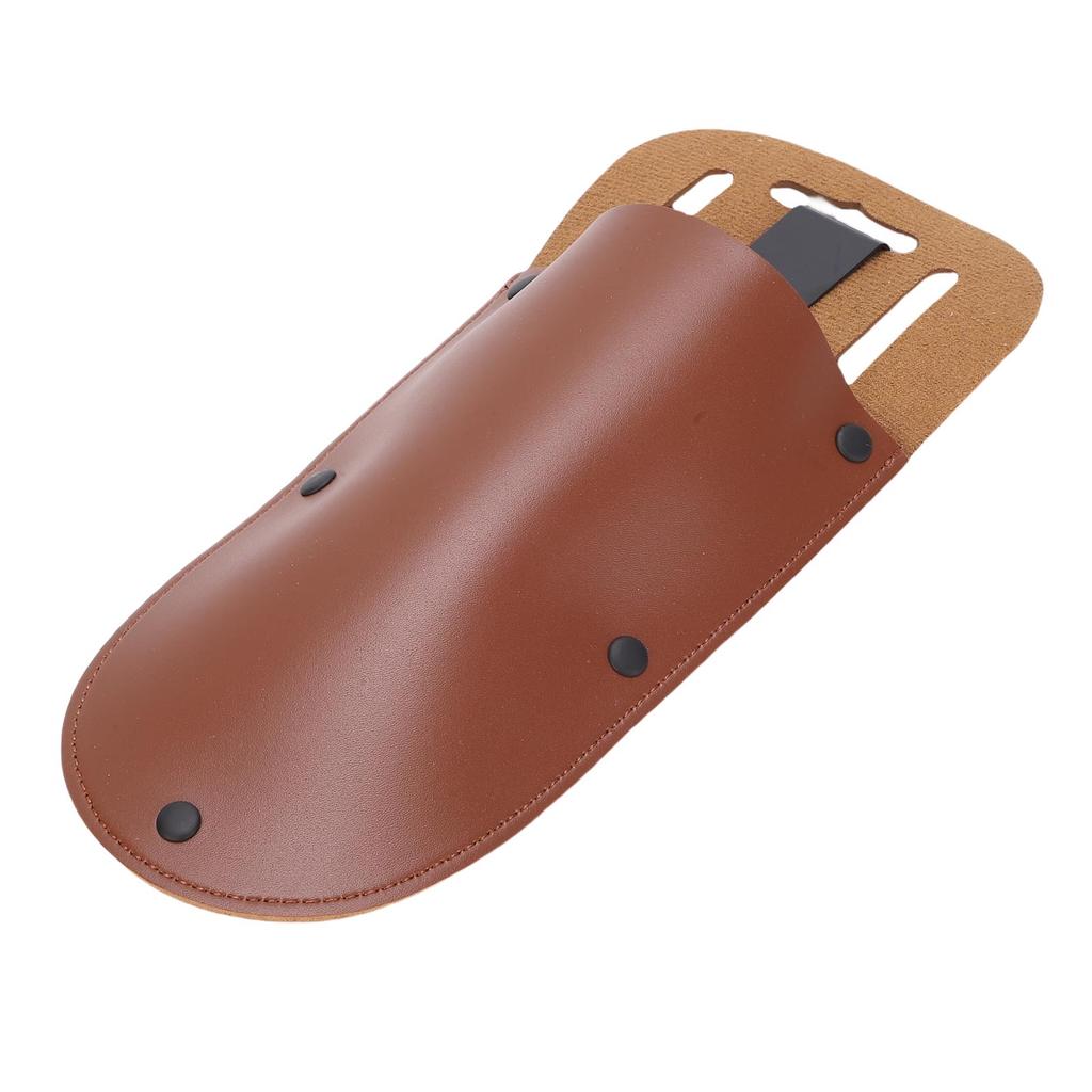Garden Pruner Sheath PU Leather Pruning Shears Belt Holder Hanging Pouch for Garden Pliers Scissors