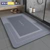 Впитывающий коврик для ванной комнаты, противоскользящий коврик для ног с диатомитовой грязью, быстросохнущий туалет, противопадающий коврик для двери унитаза, коврик для ног