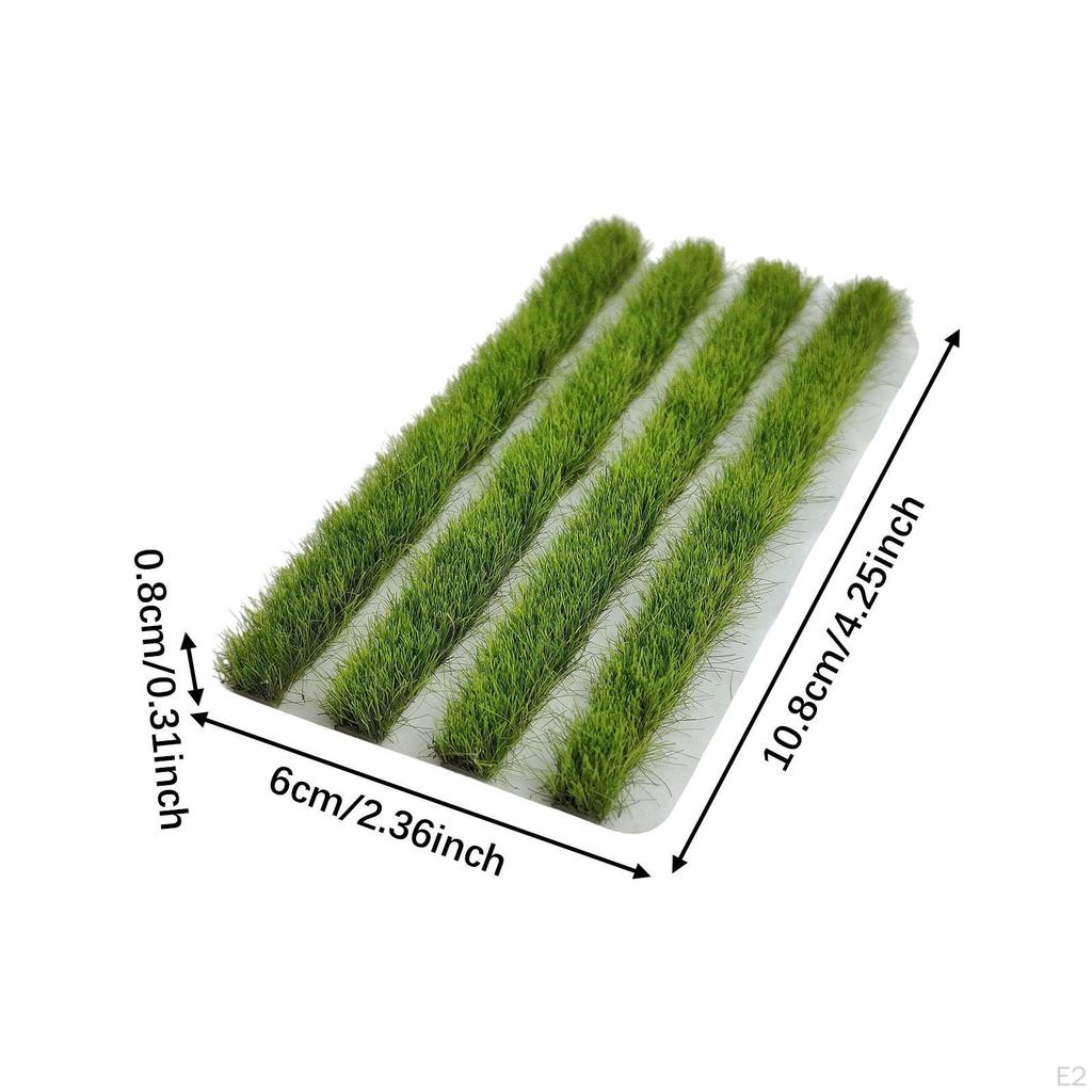 Grass Model Artificial Scenery Layout Decor for Railroad Miniature Base Landscape