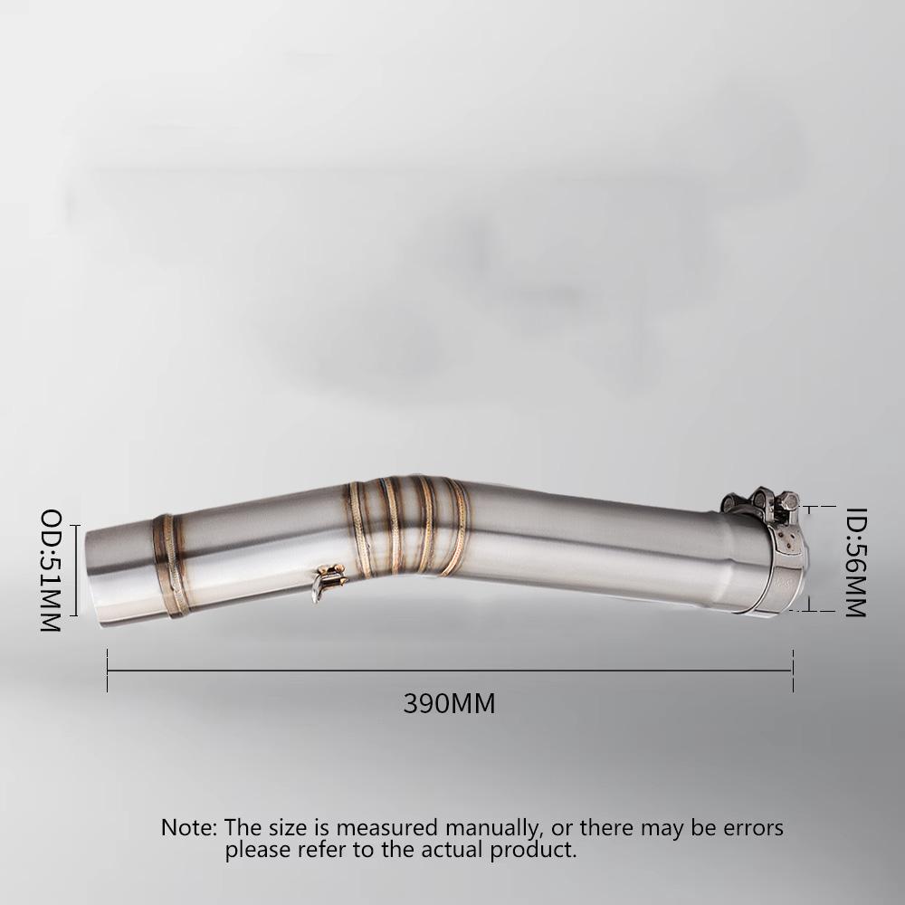 Motorcycle Exhaust Escape Mid link pipe Moto Muffler Connect For YZF R6 YZF-R6 1998 1999 2000 2001 2002 2003 2004 2005