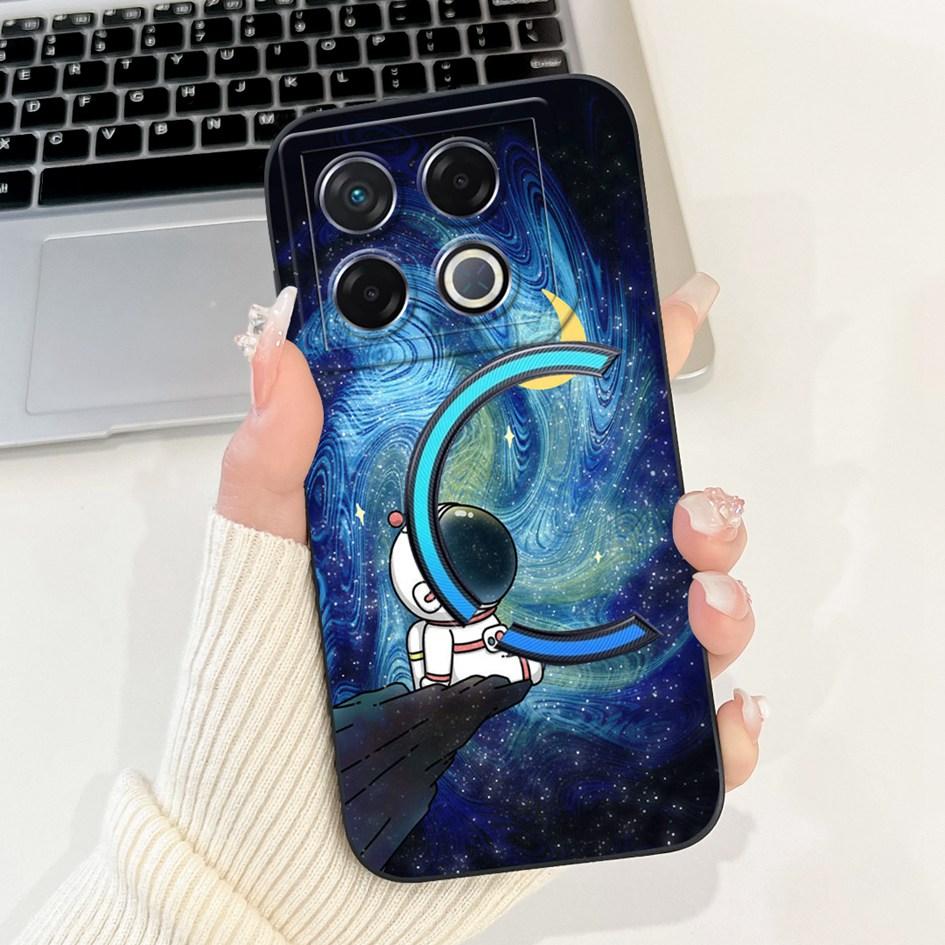 Для Infinix GT 20 Pro 2024 Чехол X6871 Ударопрочный Чехол Модный Узор Мягкий Силикон Матовый Чехол для Телефона Для Infinix GT20 Pro Coque