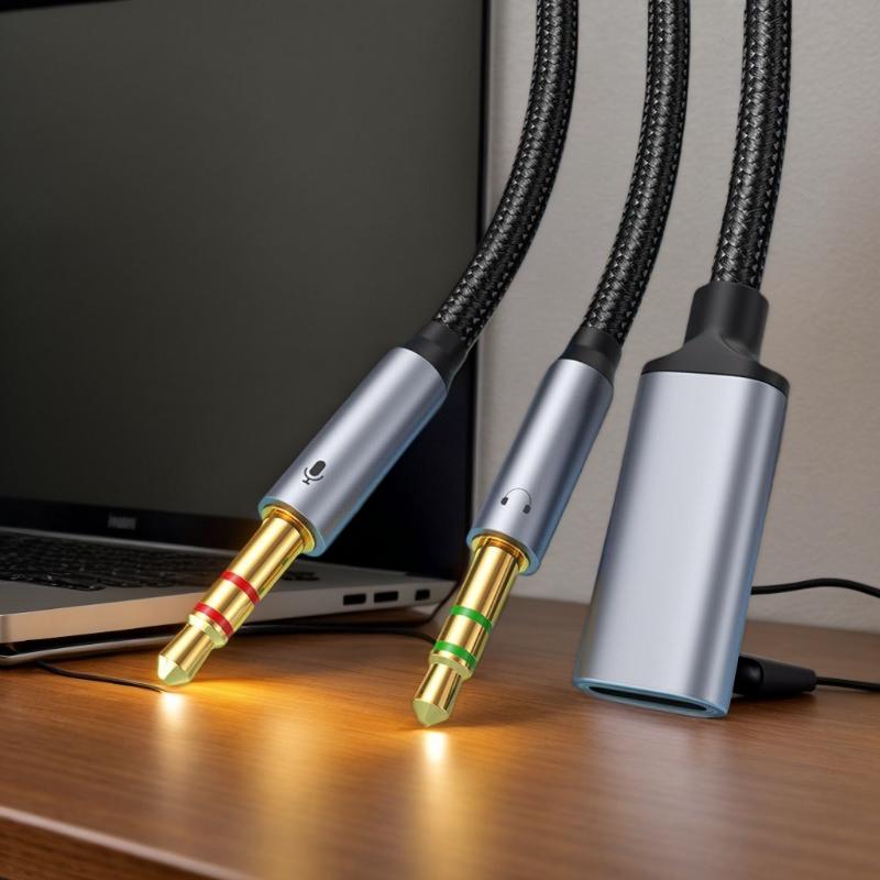 Аксессуары для телефона, планшета, ПК с портом USB C, кабель-переходник, наушники, микрофон, 3,5 мм на Type-C, Aux, аналоговый сигнал, аудиоадаптер
