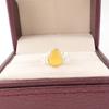 Yellow Cat's Eye Gemstone 925 Solid Silver Jewelry Handmade Women Ring For Gift RR-59-41