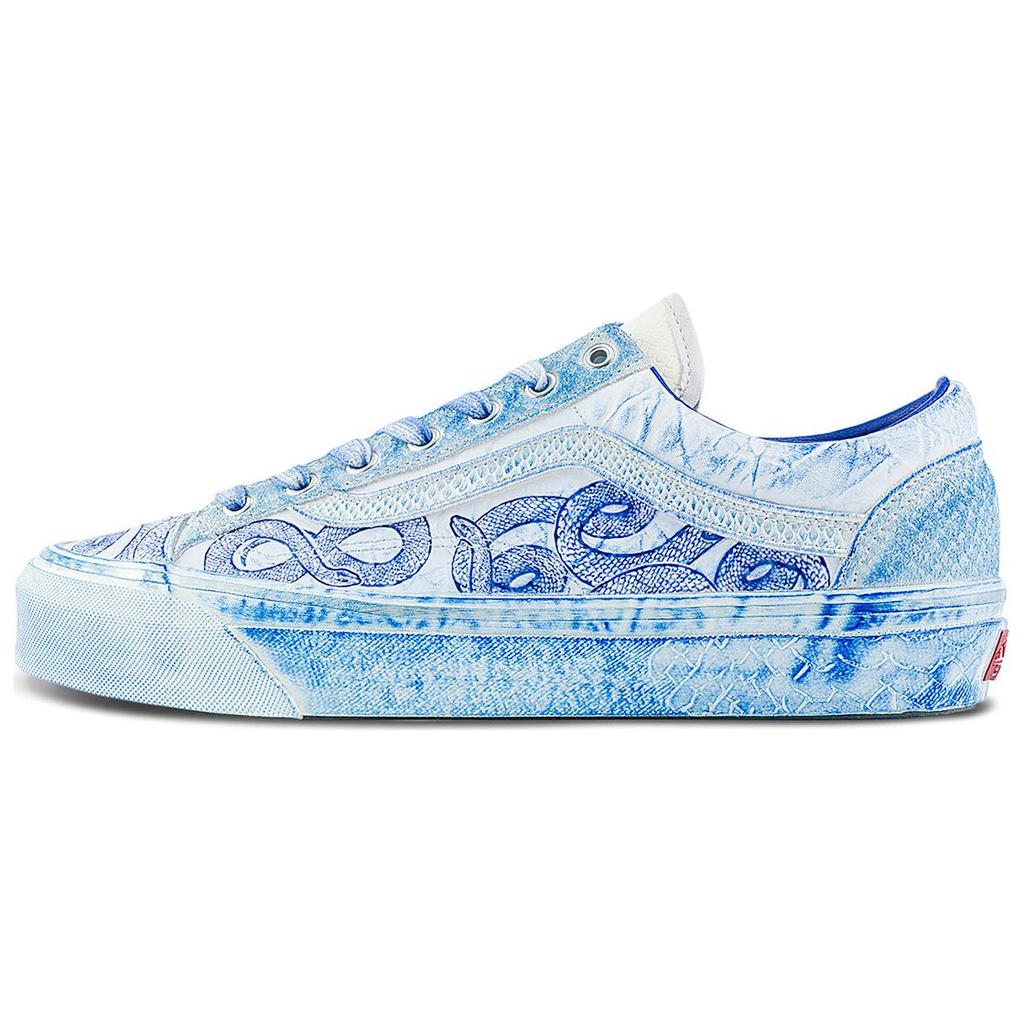 Vans Унисекс Old Skool Год Змеи Белый Синий VN000D57CDA