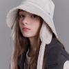 WHITE SANDS Suede Detachable Boucle Earmuff Bucket Hat Raysa (4 Colors)