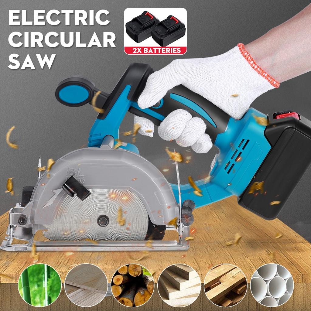 11000PRM 1500W Circular Saw Cordless Electric Saw Wood Cutters 125mm Electric Jigsaw Woodworking Tools with Battery