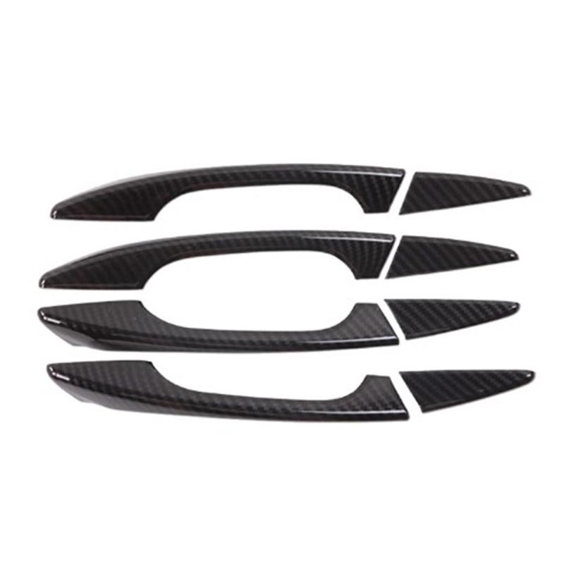 Накладка на наружную дверную ручку с рисунком из углеродного волокна для Acura TLX 2015-2020