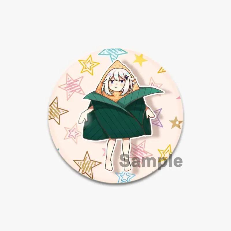 32/44/58mm Genshin Impact Badges Cute Game Anime Lapel Pins 32/44/58mm Round Broochs for Backpack Clothes Accessories Fan Jewelry Gifts