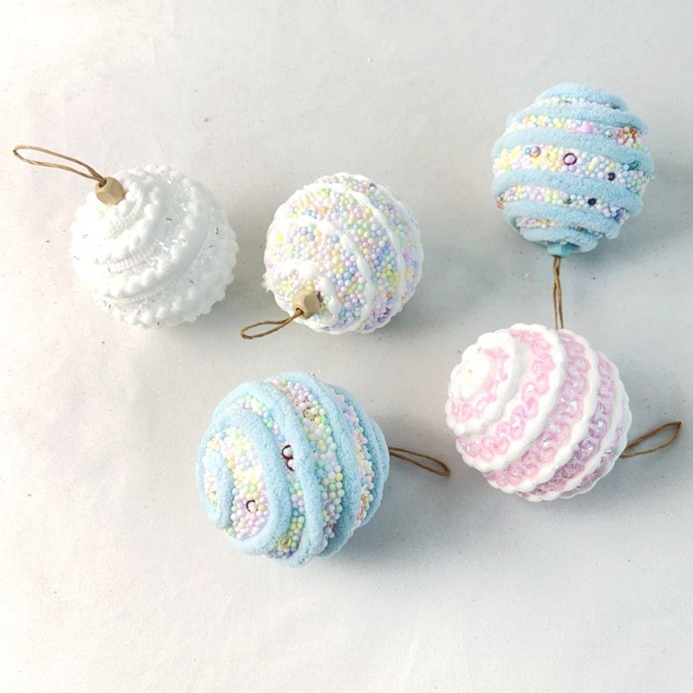 Macaron Color Christmas Tree Ornament Foam Christmas Decorations Christmas Balls Pendant Pendant
