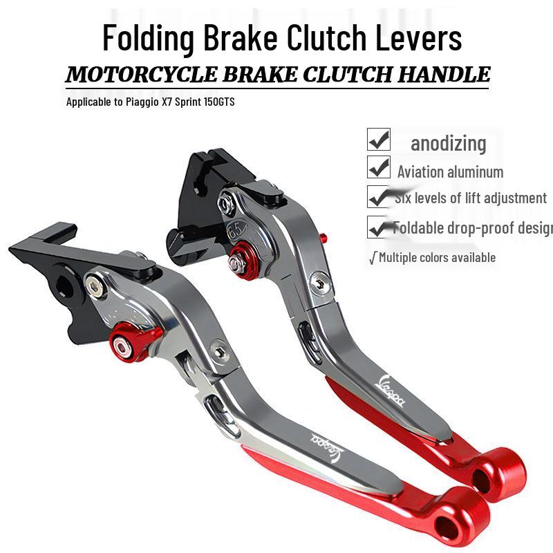 Adjustable Folding Brake & Clutch Lever for Piaggio X7 Sprint 150 GTS