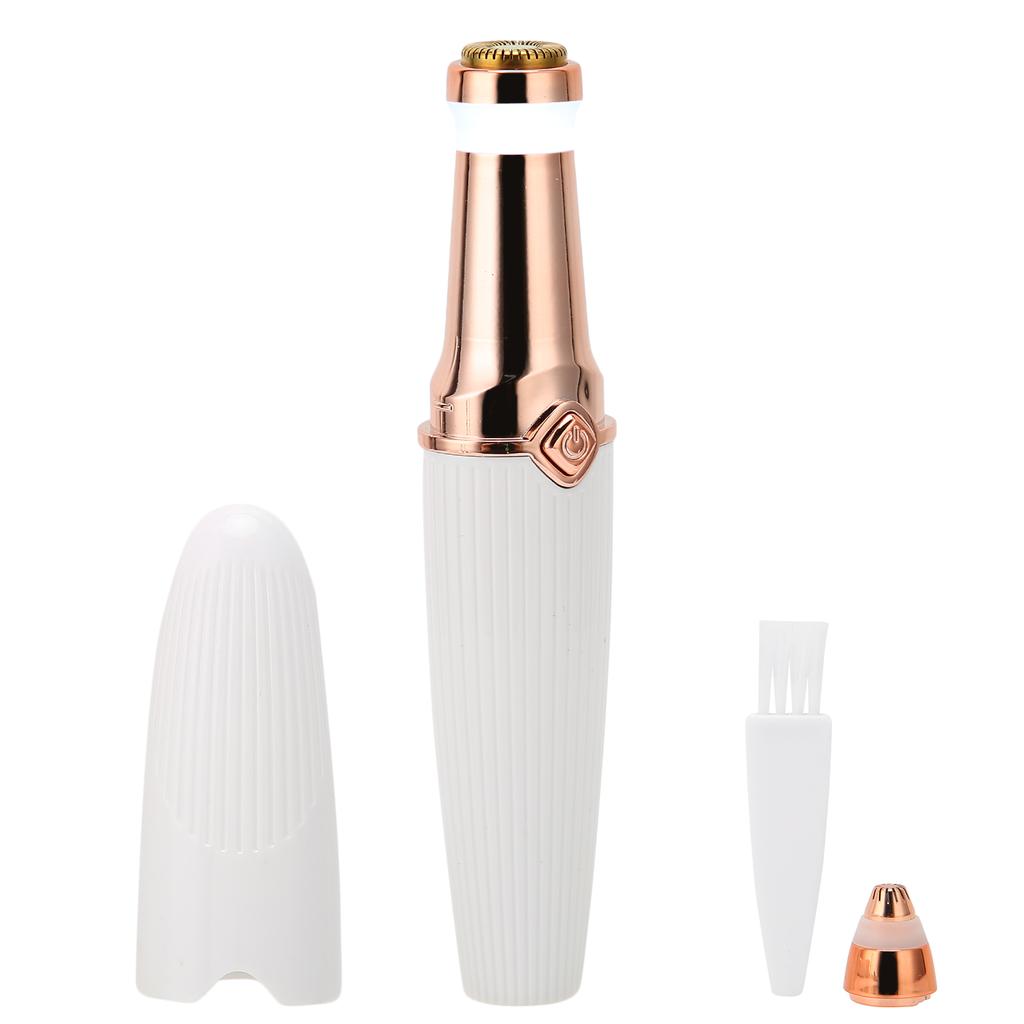 Электрический триммер для бровей 2 в 1, помада в форме USB, аккумуляторная безболезненная машина для удаления волос