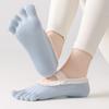 Soft Five Toes Pilates Sock Elastic Boat Socks Breathable Low-Ankle Socks  Exercise