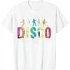 Retro Disco Vibes Colorful Nightlife Vintage T-Shirt Short Sleeve Shirts Y2k Men Clothing  Harajuku Streetwear Graphic T Shirts