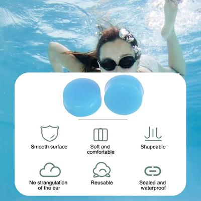 30/60 шт. Силиконовые беруши Многоразовые беруши для сна, плавания, путешествий, работы, учебы, шумоподавления, гибкие затычки для ушей