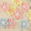 Cartoon Flower Embroidery Stickers and Patches for DIY Handbooks, Jewelry, Brooches, Hair Accessories, and Clothing